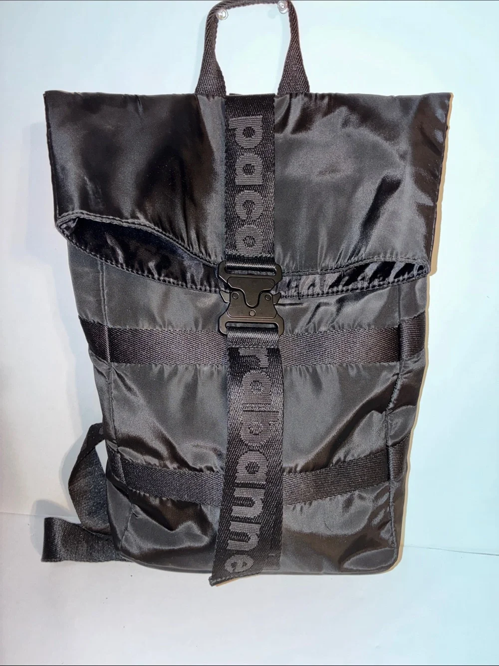 Paco Rabanne Black Nylon Phantom Backpack, Men’s or Unisex
